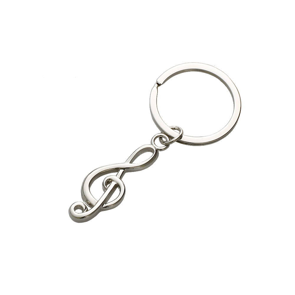 Q114238 Brelok metalowy KLUCZ WIOLINOWY